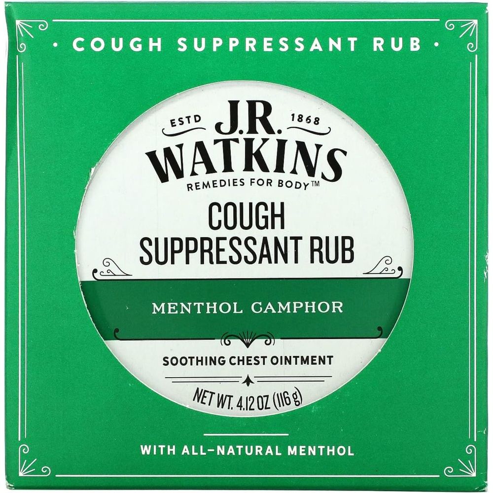 JR Watkins | Original | Menthol Camphor | Relieve Cough | Ointment/Rub | 4.1 oz
